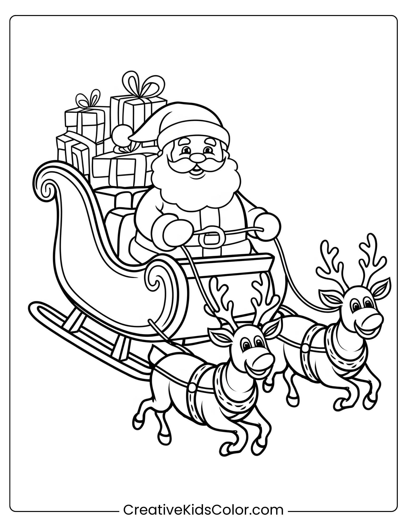 Cute Christmas Coloring Pages