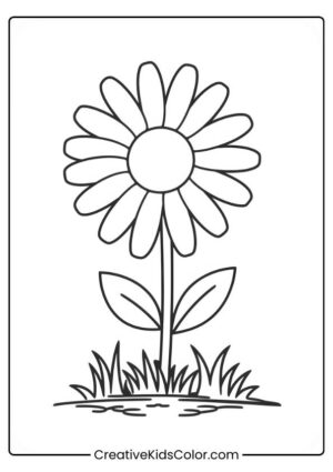 20 Daisy Coloring Pages (Free Printable PDFs)