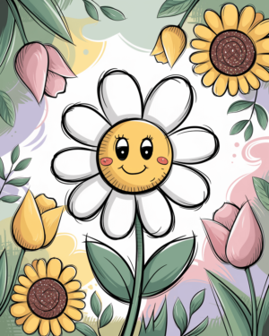 Flowers Coloring Pages Featured Image