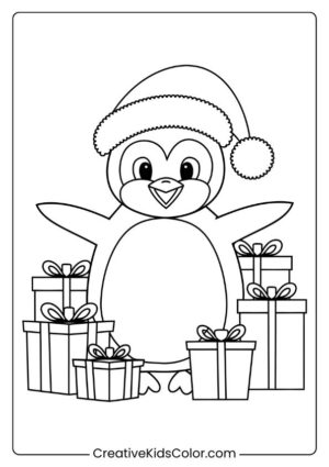 Penguin Coloring Pages (50+ Free Printable PDF)