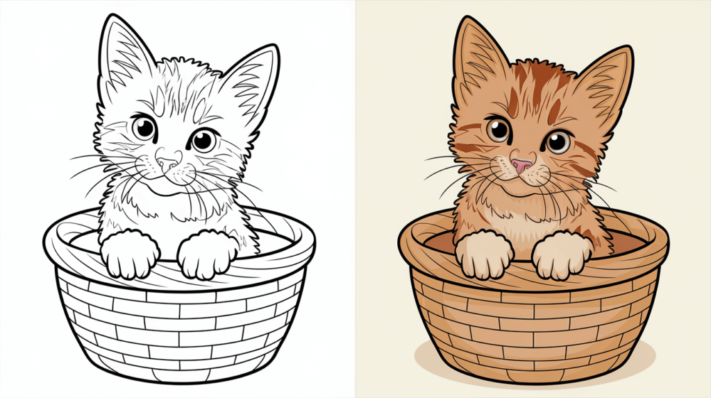 Kitten Coloring Pages (30+ Free Printable PDF)