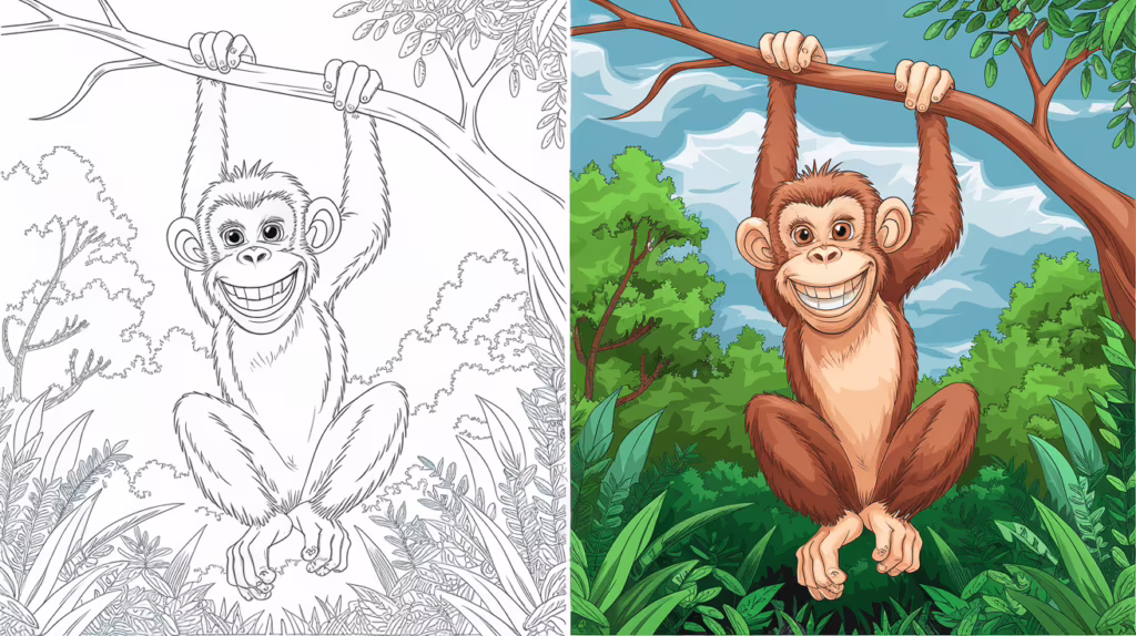 Monkey Coloring Pages (40+ Free Printable PDF) monkey-coloring-pages-40-free-printable-pdf