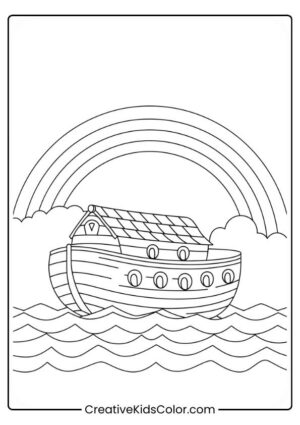 Rainbow Coloring Pages (50+ Free Printable PDF)