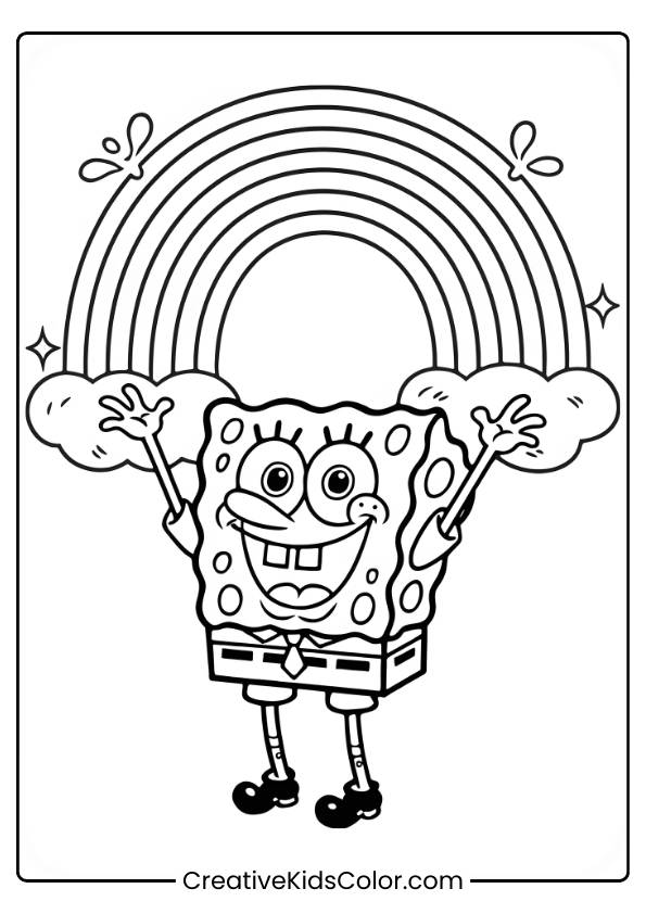 spongebob coloring pages printable