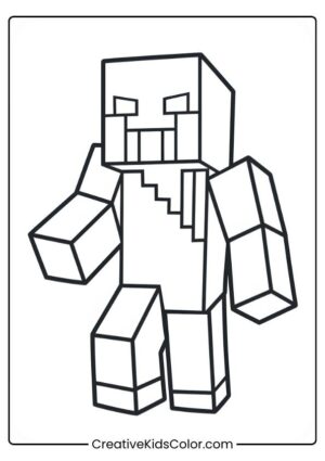 Minecraft Coloring Pages (25+ Free Printable PDF)