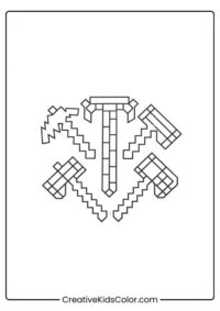 Minecraft Coloring Pages +25 Free Printable PDF