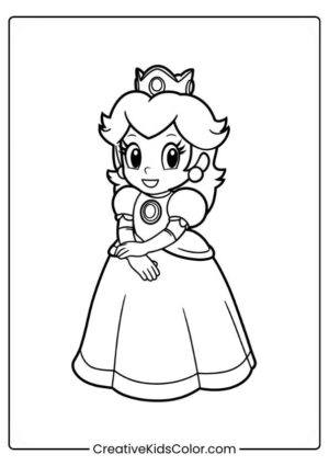 Princess Coloring Pages (Free Printable PDFs)