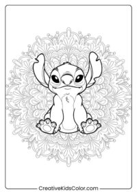 Stitch Coloring Pages (30+ Free Printable PDF)