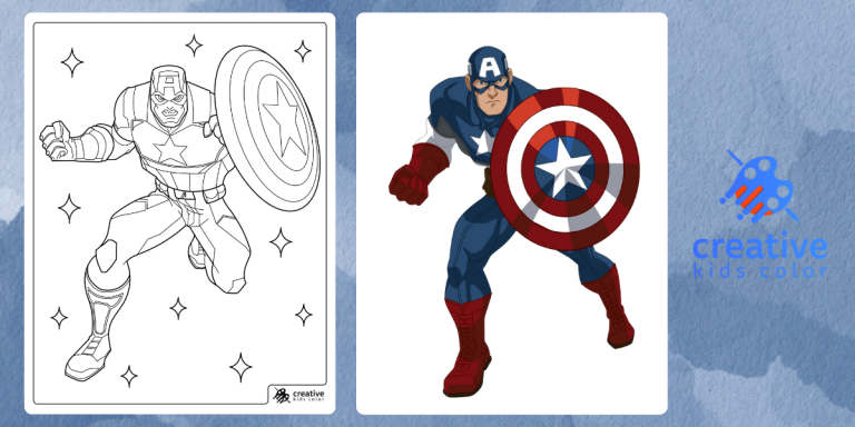 Captain America Coloring Pages
