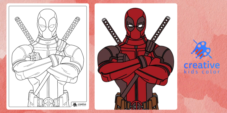Deadpool Coloring Pages