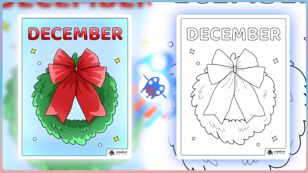 December Coloring Pages (15+ Free Printable PDFs)