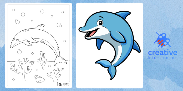 Dolphin Coloring Pages