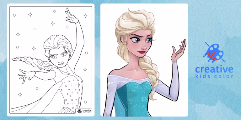 Elsa Coloring Pages