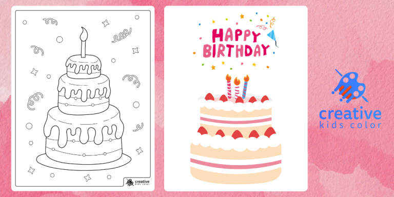 Happy Birthday Coloring Pages