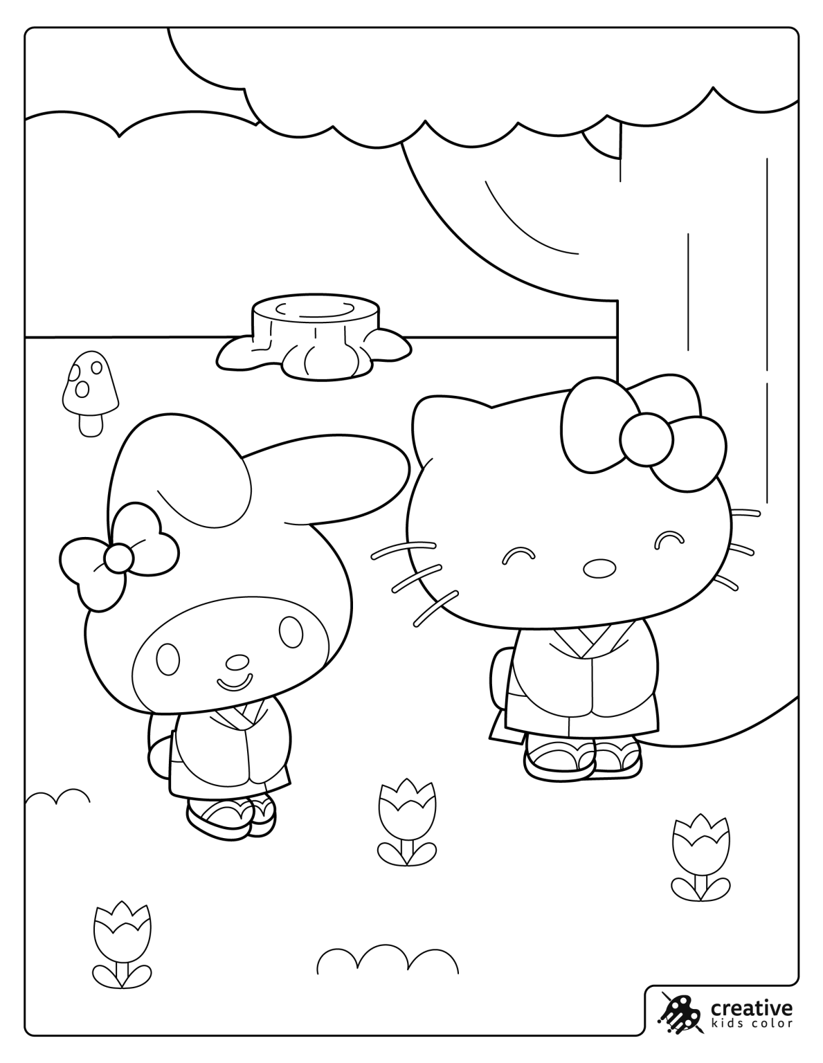 Hello Kitty Coloring Pages (65+ Free Printable PDFs)