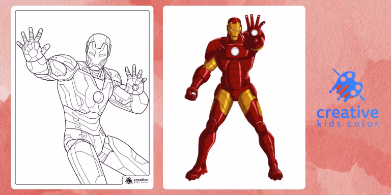 Iron Man Coloring Pages