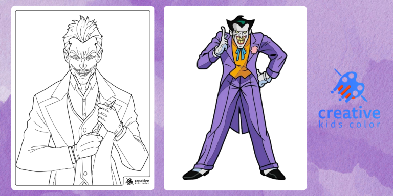 Joker Coloring Pages
