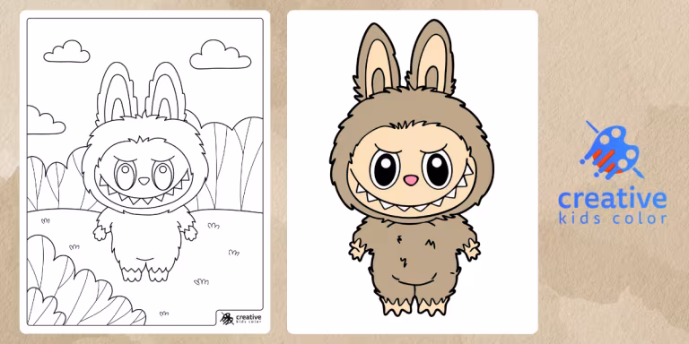 Labubu Coloring Pages