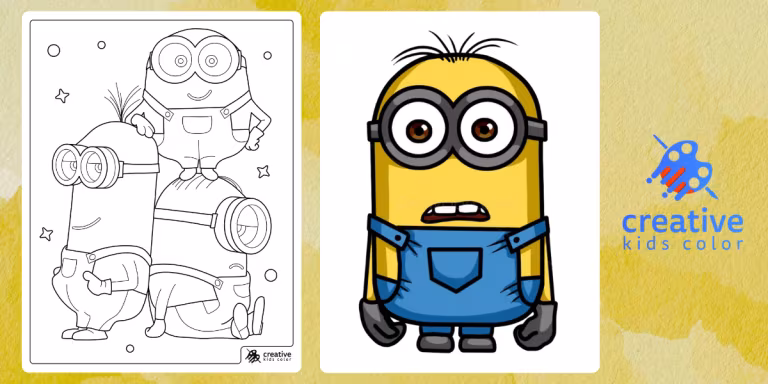 Minions Coloring Pages