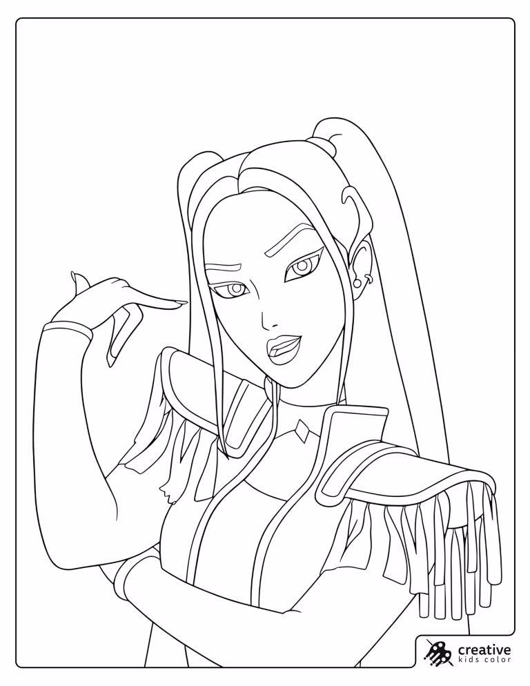 KPop Demon Hunters Coloring Pages (25+ Free Printable PDFs)