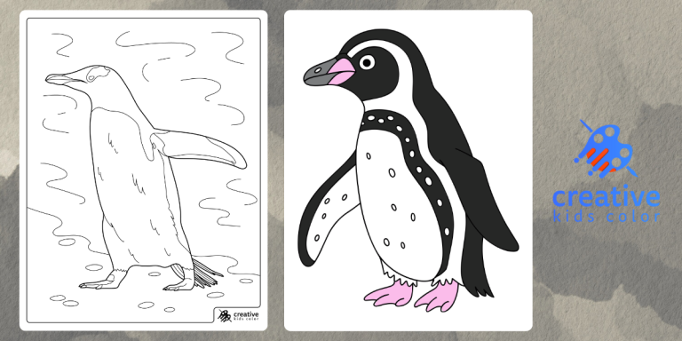 Penguin Coloring Pages