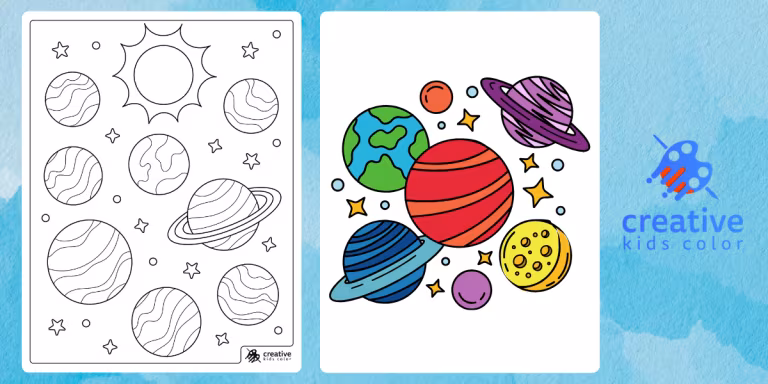Solar System Coloring Pages