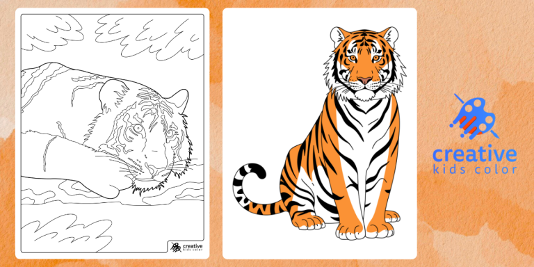 Tiger Coloring Pages