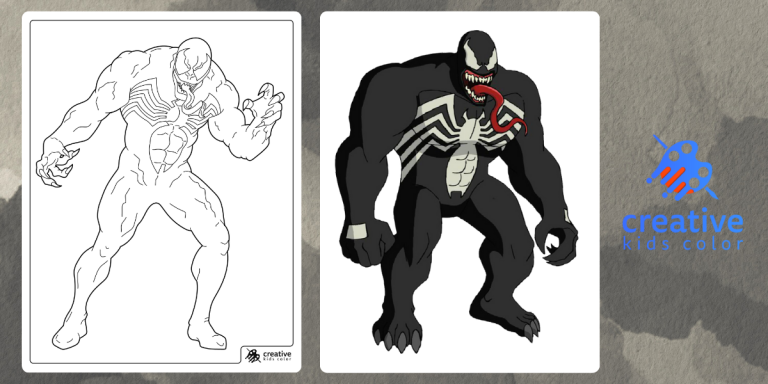 Venom Coloring Pages