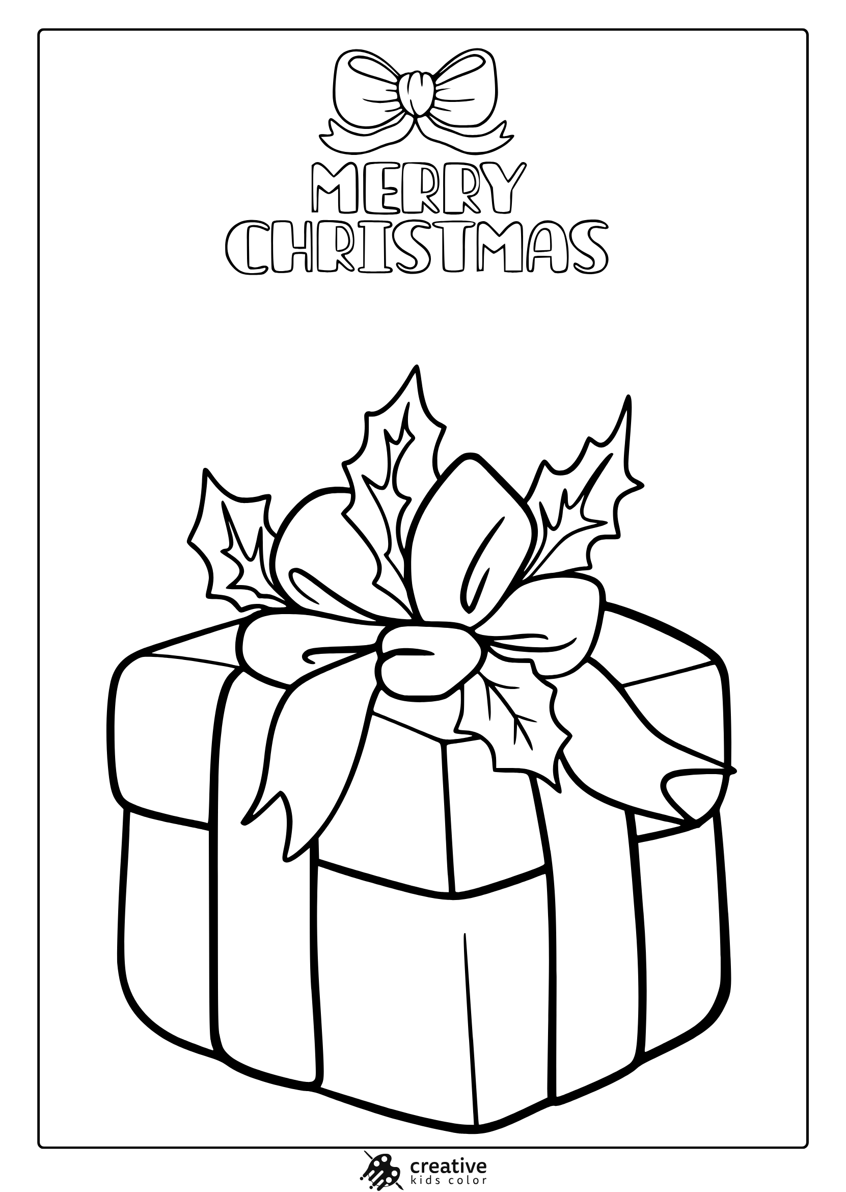 Christmas announcement page